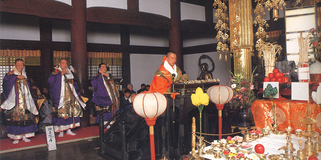 大乘会法要の様子
